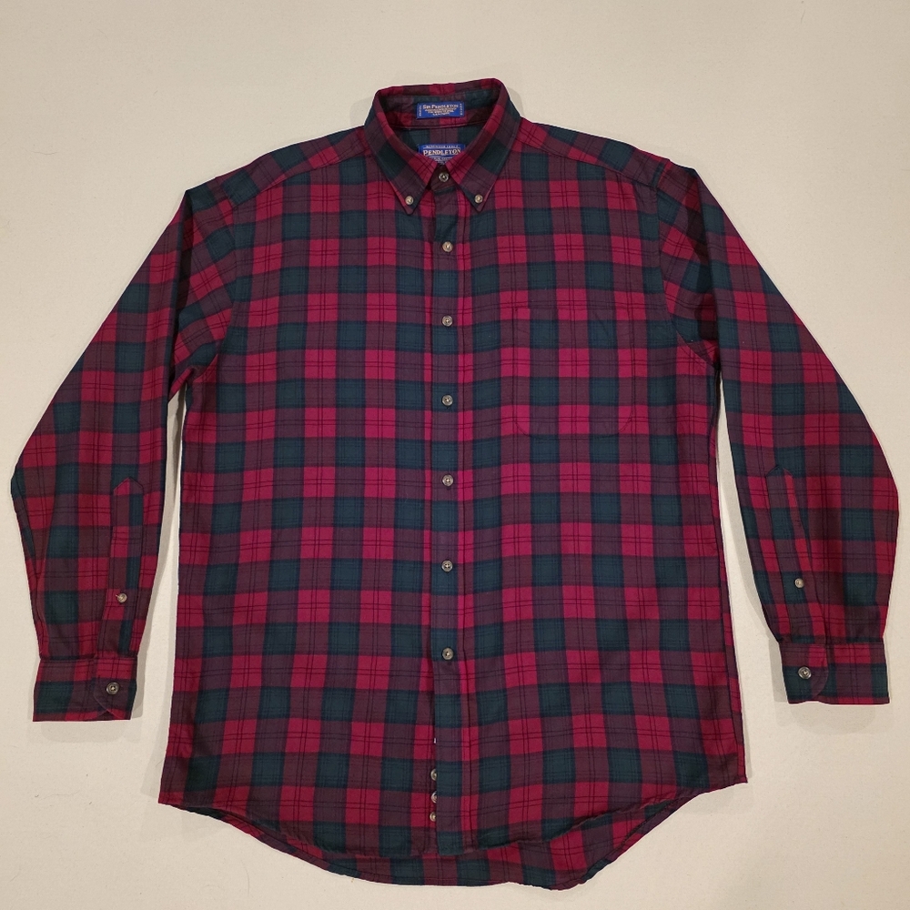 Pendleton Sir Pendleton Wool Button Down M - image 2